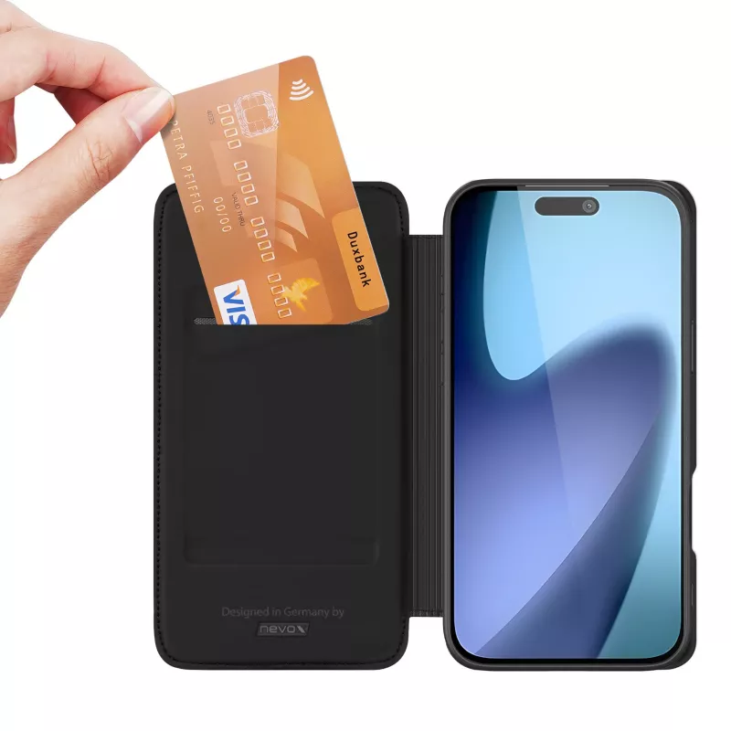 nevox Vario Series Bookcase iPhone 17 black - Case (2514)