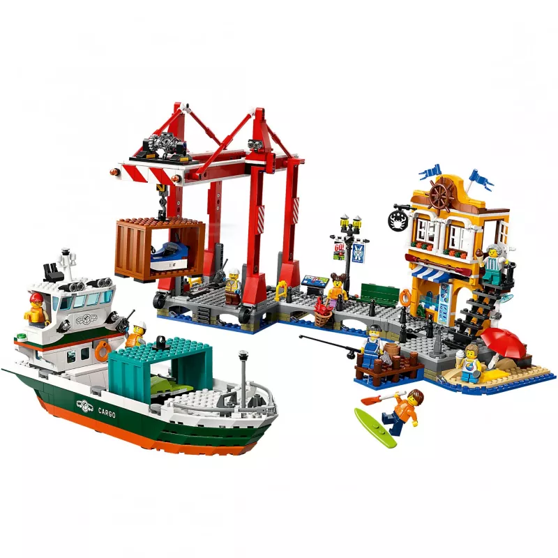 LEGO CITY 60422 Seaside Harbour with Cargo Ship
