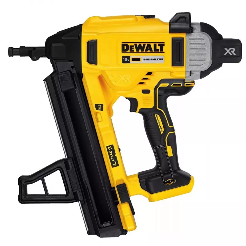 Nailer DeWALT DCN890N-XJ, cordless angled magazine, 30-shot, nails 13–57 mm, Ø 2.6–3.7 mm, black