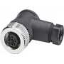 Phoenix Contact 1662984 Wire Connector M12 Black - Stainless Steel (1662984)