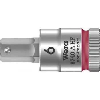Wera 05003337001 - Socket - 1/4 - Metrisch - 1 head(s) - 6 mm - 2,8 cm (05003337001)