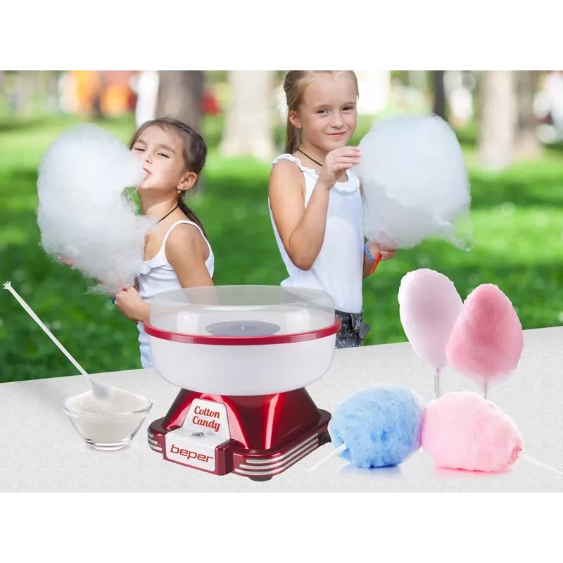Cotton candy maker Beper P101CUD250 250W, compact tabletop machine for home and small events