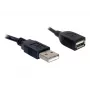 USB 2.0 Extension Cable DeLOCK 82457 0.15m Black