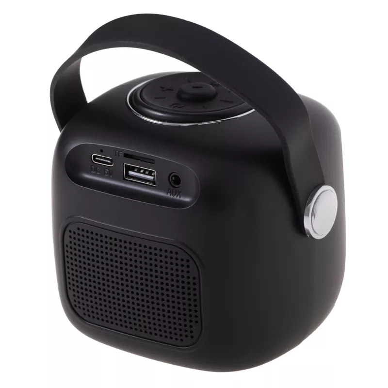 Portable mono speaker Adler AD 1199B — wireless, built-in battery, up to 8 h, buttons, black/grey