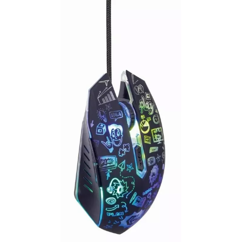 Mouse USB Optical BLACK/MUS-6B-GRAFIX-01 Gembird