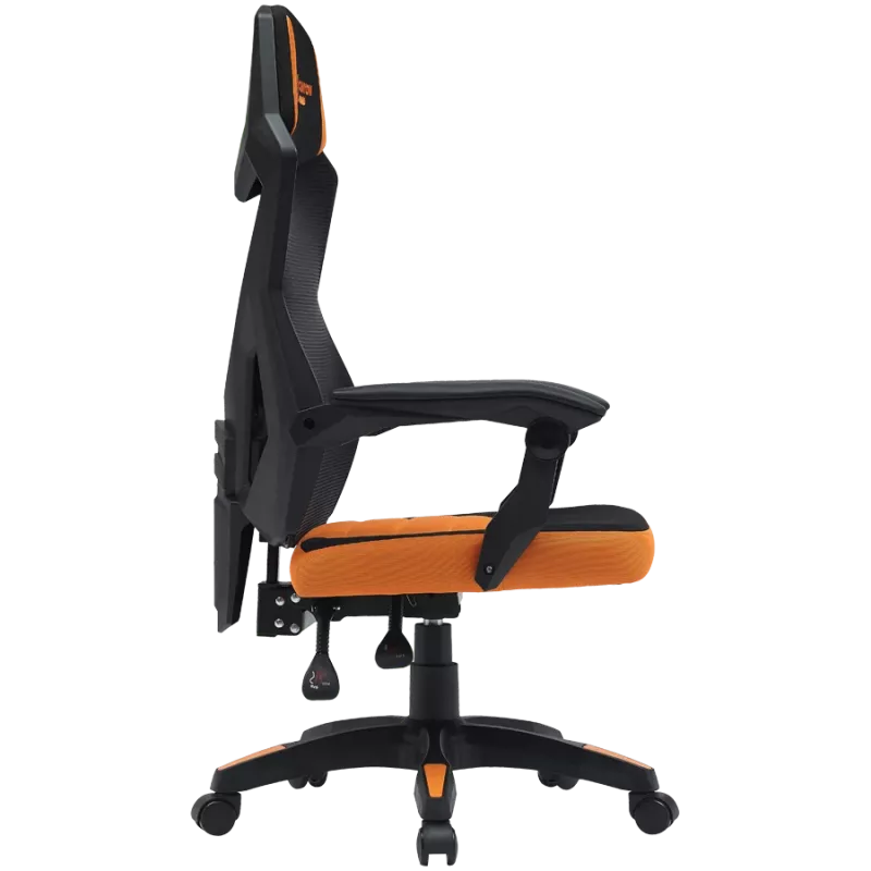 Gaming chair CANYON Wave MCH02 — mesh back, ergonomic design, black/orange