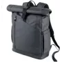 City backpack TROIKA BBL51/BK Black Polyester PU Tarpaulin