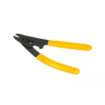 Fiber optic stripper Extralink CFS-3 for 2–3 mm, 0.9 mm and 0.125 mm fibers, black/yellow