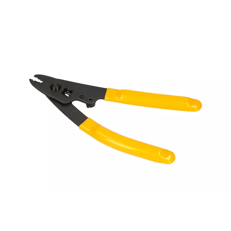 Fiber optic stripper Extralink CFS-3 for 2–3 mm, 0.9 mm and 0.125 mm fibers, black/yellow