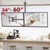 Ceiling mount MACLEAN MC-111 B for two TVs, max load 2×40 kg, max VESA 600×400