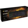 Keyboard YKB 3200 SHADOW metal, LED