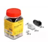 DeLOCK 66903 wire connector RJ-45 Black Metallic Male 25 pcs