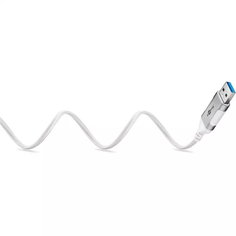 Goobay Ethernet-Cable USB-A 3.0 to RJ45 Slim 1 m - connects router, modem or (74377)