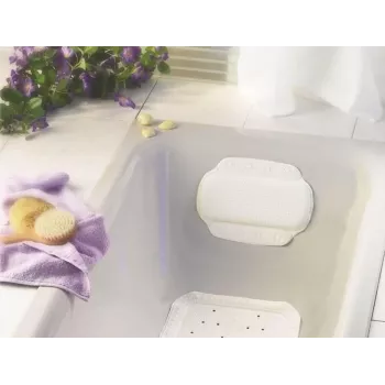 Suction cup bath cushion