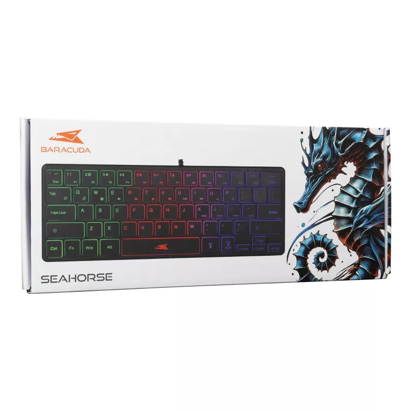 Mechanical keyboard Baracuda Seahorse Black SEAHORSE-B durable lightweight