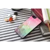 Protective phone case iKins for Apple iPhone 8/7 with water flower design, black