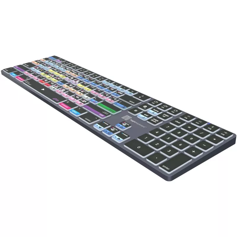 Logickeyboard Avid Media Composer - Pro Titan UK Mac - Keyboard - QWERTY