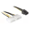 Power Cable for PCI Express Card DeLOCK 82315 0.15m