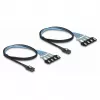 DeLOCK Converter M.2 2280 Key B+M male to 8 x SATA