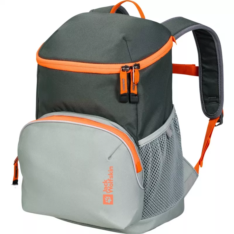 Jack Wolfskin Erlebnis Pack Backpack - Green/Orange, 11 L