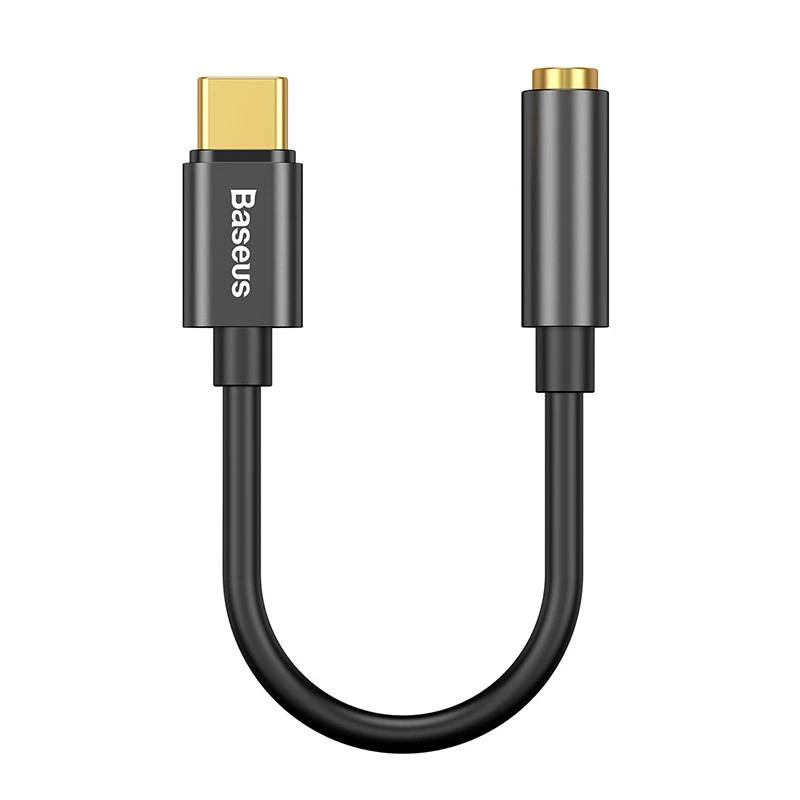 Cable Gender Changer Baseus CATL54-01 Type-C to 3.5mm Black