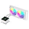 Gamemax CPU Liquid Cooler | GLACIER 240 LCD WH | Intel, AMD