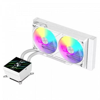 Gamemax CPU Liquid Cooler | GLACIER 240 LCD WH | Intel, AMD