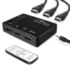 HDMI video switch MEDIA-TECH MT5207, 3x HDMI inputs, 1x HDMI output, black