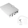 Network Cable Helos FTTH-Hausanschlussbox 372088 LC/QD SC/DX 24 Fibers