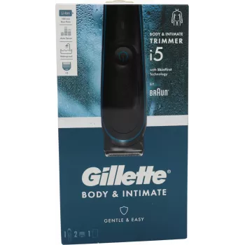 Electric Body & Intimate Trimmer Gillette Body & Intimate i5 — men's cordless shaver for body grooming