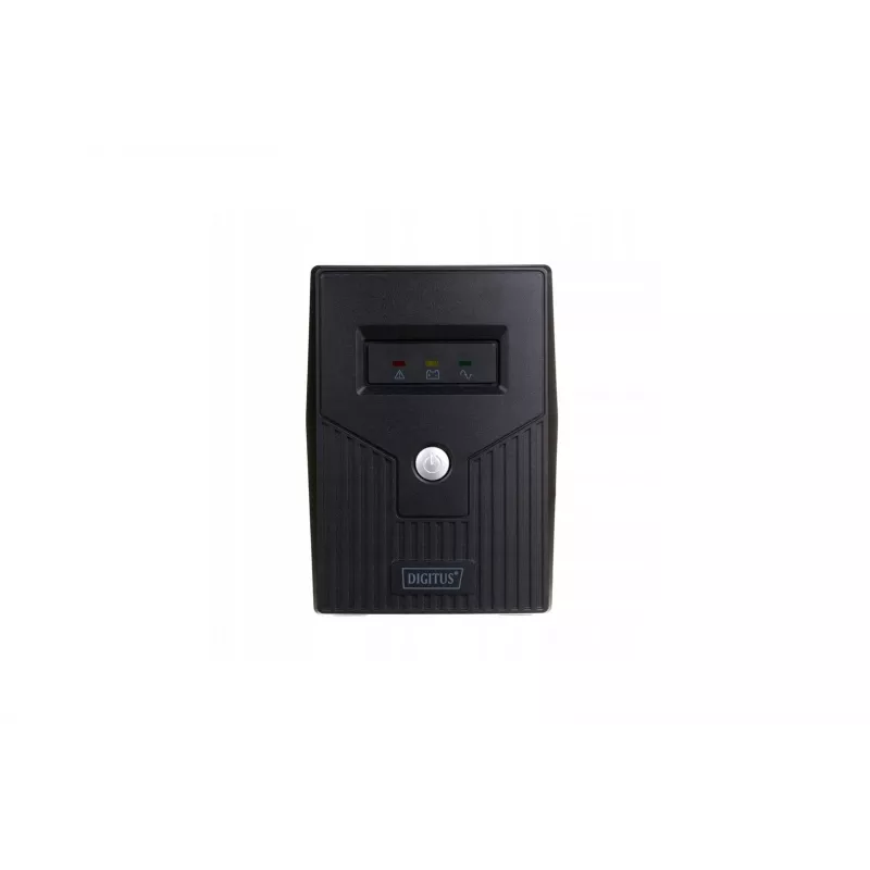 Uninterruptible Power Supply DIGITUS Line-Interactive DN-170064-B 800 VA (480 W), AVR, LCD, Tower, 2 AC outlets, Type F