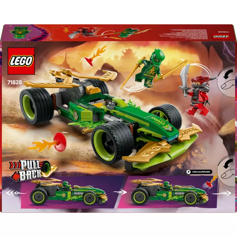 LEGO building set NINJAGO Lloyd's Action Speedster 71828, 181 pieces, 2 minifigures, age 7+