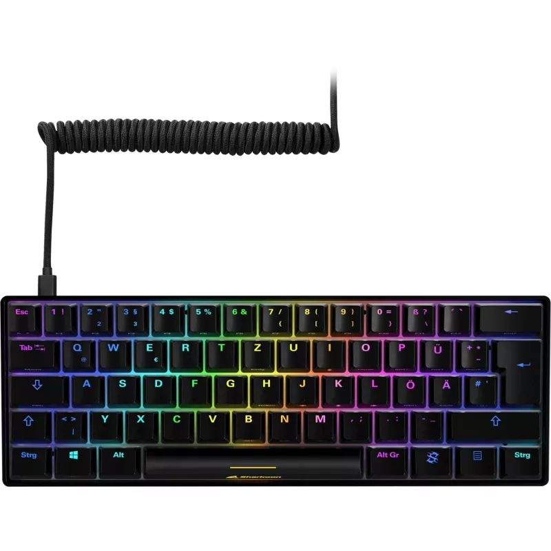 SKILLER SGK50 S4, Gaming Keyboard black, PT-Layout, Kailh Red
