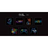 Neon light MANTA Manta SNL66WH French Bulldog White — decorative LED neon sign shaped like a French bulldog