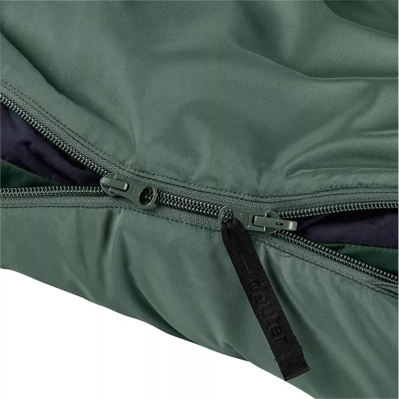 Mummy Sleeping Bag DEUTER Orbit SL +5°C / 41°F — 750 mm width, 480 mm depth, Ripstop PES, Green