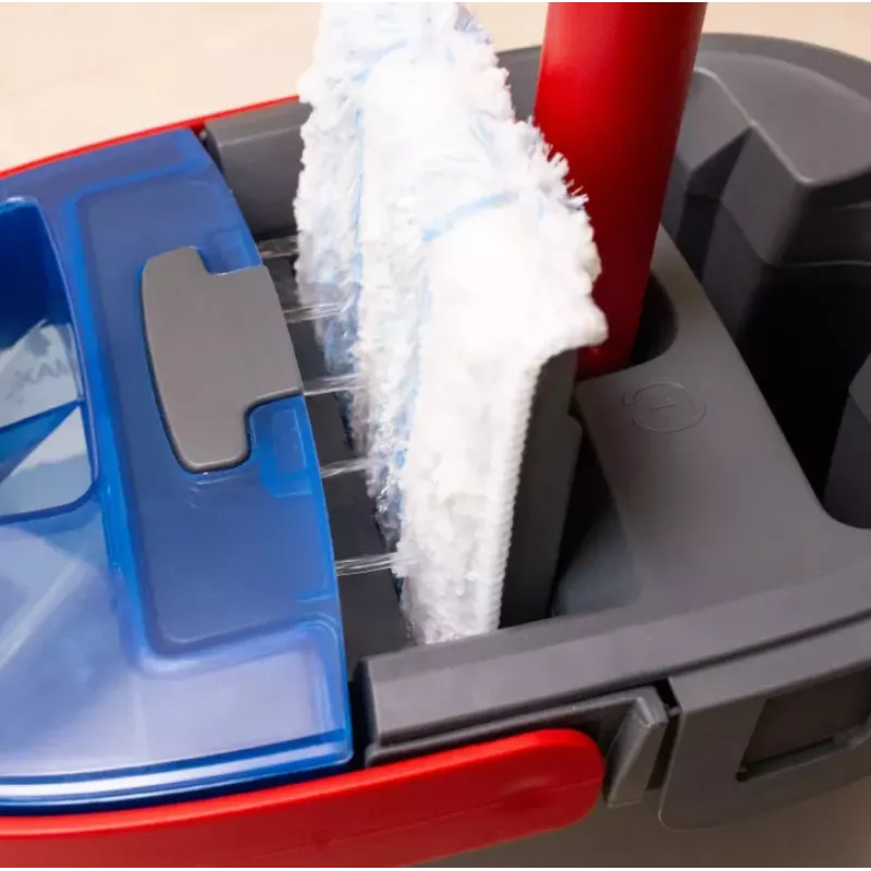 Mop VILEDA Microfibre 1200 ml Wet, 360° rotating head, 140.5 cm stick, removable machine-washable head