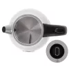 Electric kettle Camry CR 1344 — 1.7 L, 2200 W, stainless steel, built-in thermometer, 360° base, white