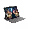 Logitech Slim Folio Grey Bluetooth QWERTZ Swiss Keyboard for iPad