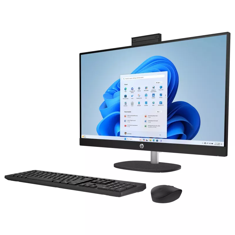 HP AI 27-cr2275ng - All-in-One (Complete Solution) - Core Ultra 7 255U - RAM 16 GB - SSD 512 GB - NVMe - Intel Graphics - 1GbE, Bluetooth 5.3, Wi-Fi 6 - WLAN: 802.11a/b/g/n/ac/ax, 