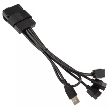USB Hub Lian Li PW-U2TPAB Type A Male 1-to-3 IDC 9 pin