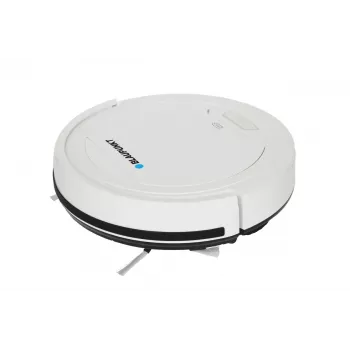 Robot vacuum BLAUPUNKT RVC201 — round, white, bagless 0.5 L dust container, 55 min runtime