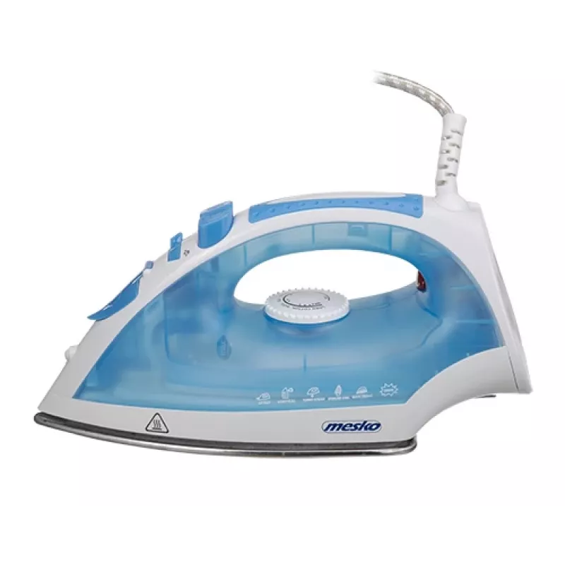 Iron Mesko MS 5023 With cord 2200 W Blue/White