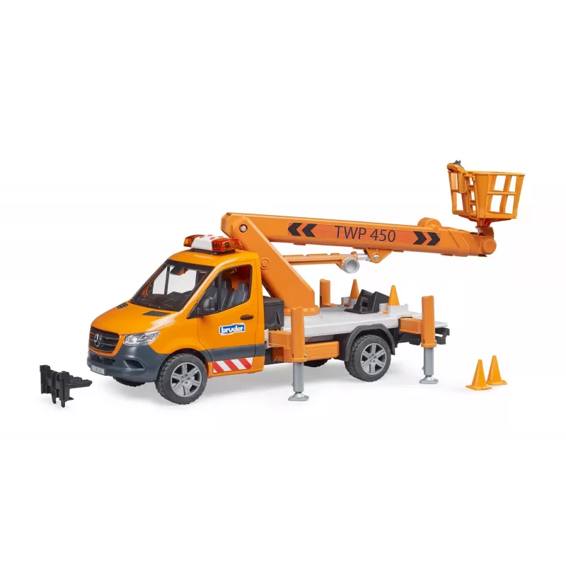 Vehicle BRUDER MB Sprinter Working Platform Recommended Age 3+