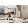 Floor TV stand GEMBIRD TVS-86ST-01 for 43–86 inch TVs, black, tempered glass base, VESA 100x100–600x400, max 60 kg