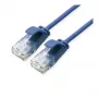 ROLINE GREEN UTP Patch Cable Cat.6A (Class EA), LSOH, slim, Blue, 1 m