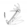 Multitool AZYMUT H2038B — 8-tools stainless steel compact EDC, 173 mm, 125 g, with holster and bit set