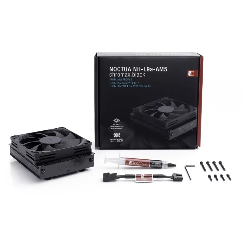 Air cooler Noctua NH-L9A-AM5 CHROMAX.BLACK 9.2 cm 600-2500 RPM