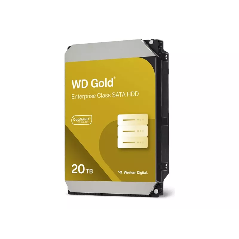 WD Gold WD203KRYZ - Festplatte - Enterprise - 20TB - intern - 3,5 (8,9 cm) - SATA 6Gb/s - 7200 rpm - Puffer: 512MB (WD203KRYZ)