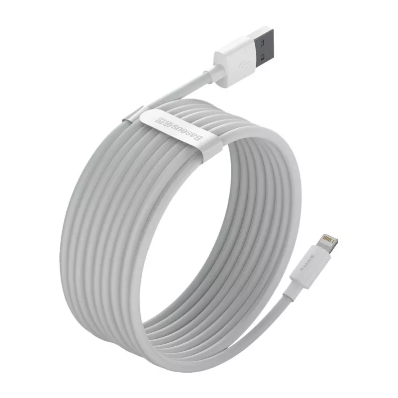 Baseus TZCALZJ-02 mobile phone cable White 1.5 m USB A Lightning