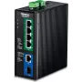TRENDnet TI-BG50611 - Version v1.0R - Switch - industriell - 4 x 10/100/1000/2.5G (PoE++) (TI-BG50611)